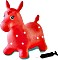 Jamara Hüpftier Pferd rot mit Pumpe (460317)