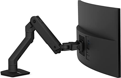 Ergotron HX Desk Monitor Arm schwarz