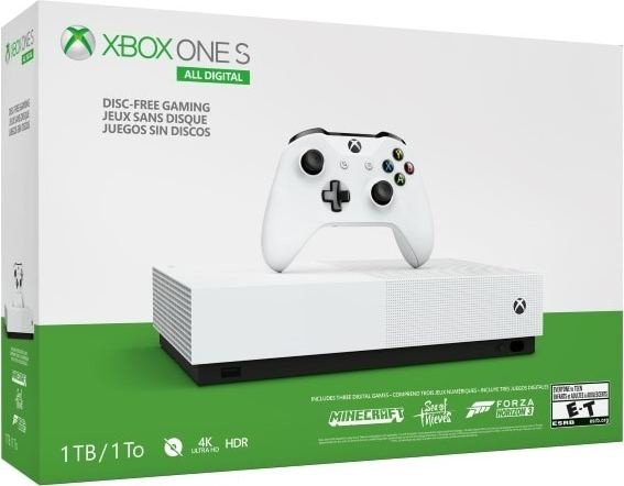 Microsoft Xbox One S All-Digital Edition - 1TB weiß