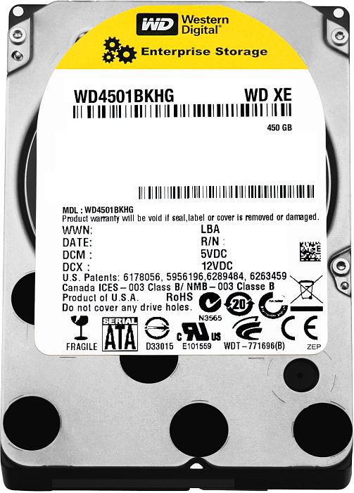 Western Digital WD XE Enterprise 450GB, 2.5" / SAS 6Gb/s
