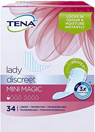 Tena Lady Discreet Mini Magic Slipeinlagen, 34 Stück