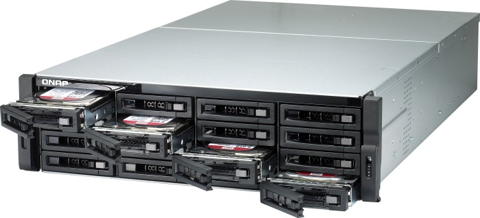QNAP TDS-16489U-SA2, Xeon E5-2620 v3, 128GB RAM, 4x 10Gb SFP+, 2x Gb LAN, 3U