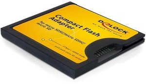 DeLOCK CompactFlash microSD adapter