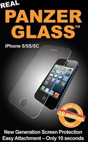 PanzerGlass Displayschutz für Apple iPhone 5/5c/5s