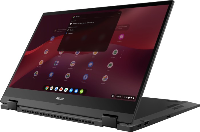 ASUS Chromebook Flip CX55 Mineral Grey CX5501FEA-NA0275, Core i3-1115G4, 8GB RAM, 128GB SSD, DE