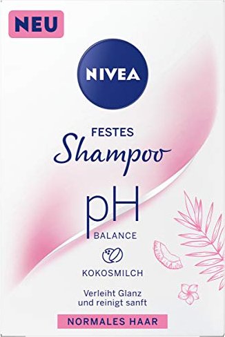 Nivea pH Balance festes Shampoo für normales Haar, 75g