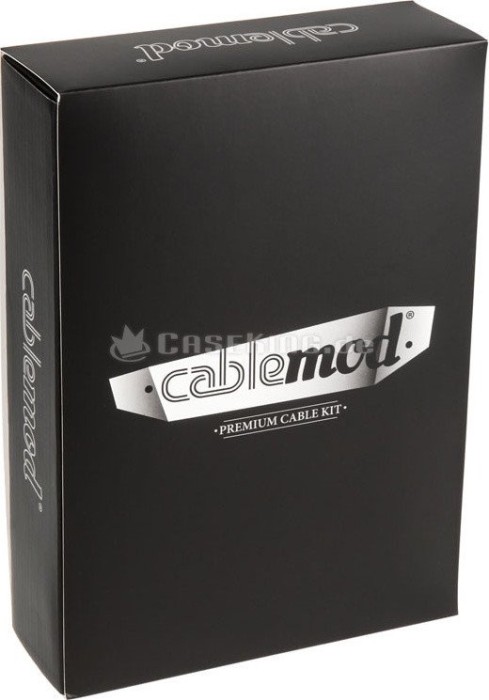 CableMod C-Series RMi/RMx Classic ModMesh Cable Kit, biały/czerwony