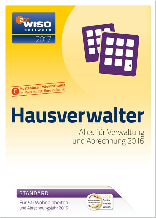 Buhl Data WISO HausVerwalter 2017 Standard, 50 Wohneinheiten (deutsch) (PC)