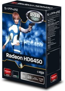 Sapphire Radeon HD 6450, 2GB DDR3, VGA, DVI, HDMI, lite retail