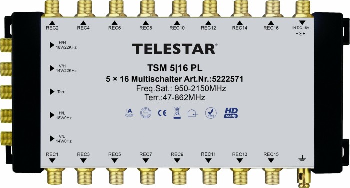 Telestar TSM 5/16 PL