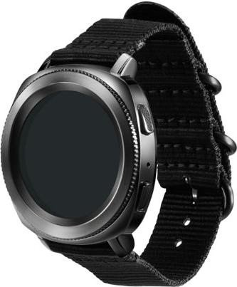 Samsung Strap Studio Premium NATO-Armband für Gear Sport schwarz