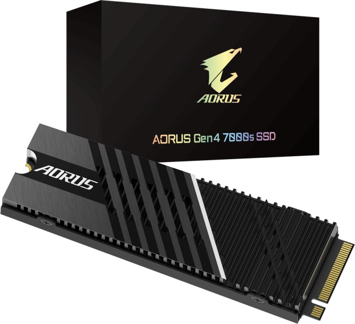 GIGABYTE AORUS Gen4 7000s SSD 1TB, M.2 2280/M-Key/PCIe 4.0 x4, Kühlkörper