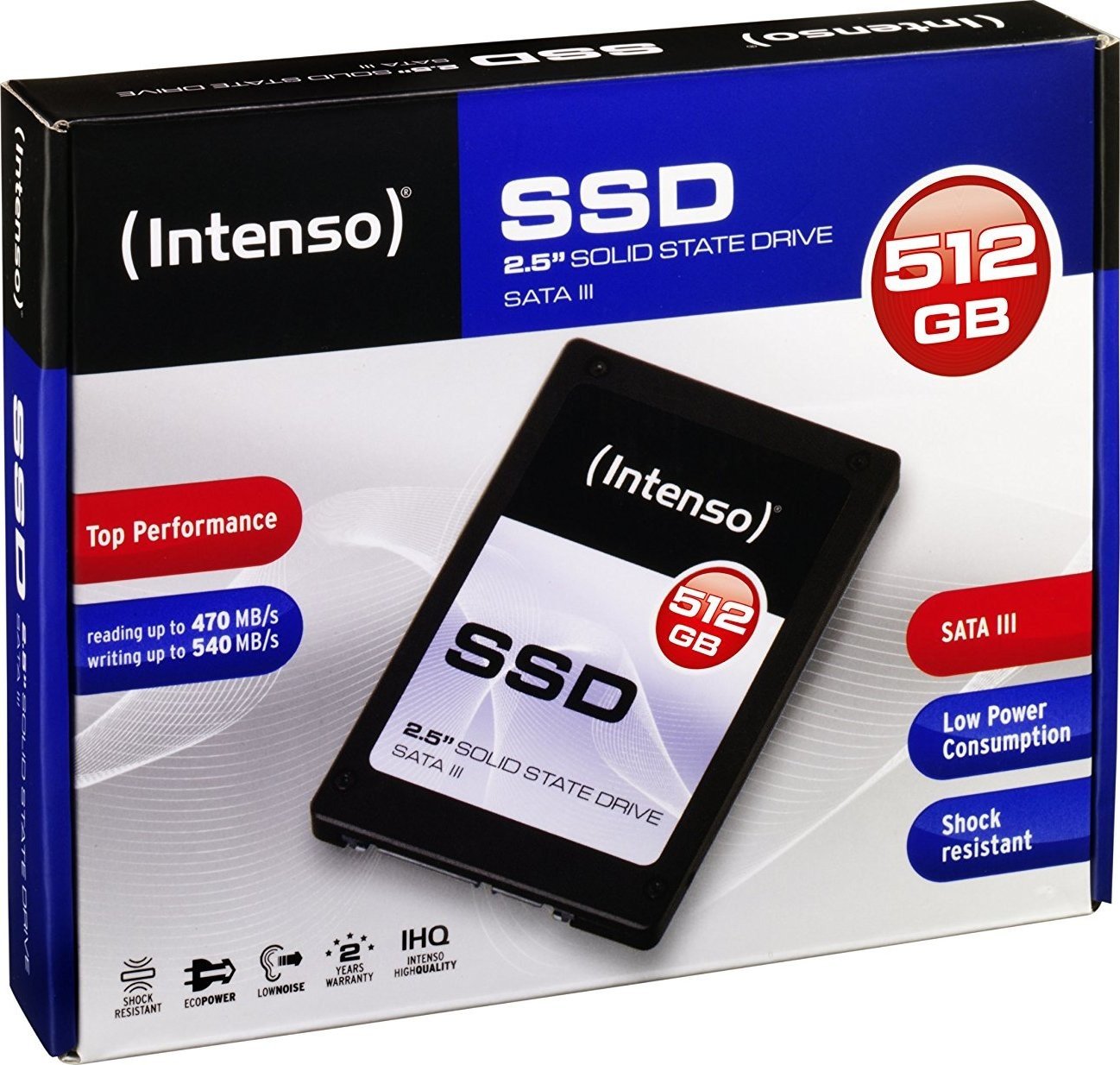 INTENSO SSD Top 512 GB 3812450 SATA III - Ecomedia AG