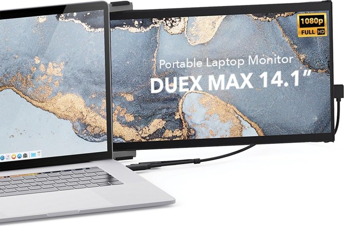 Mobile Pixels Duex Max Gunmetal Grey, 14.1"