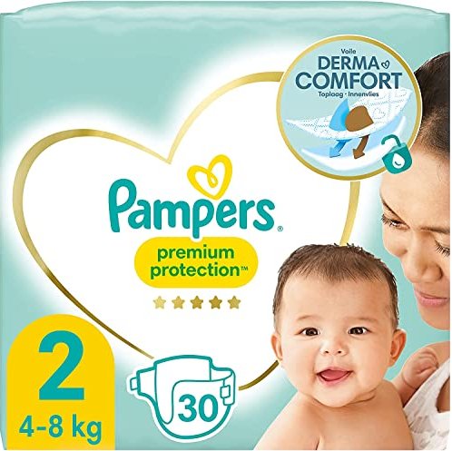 Pampers Premium Protection Gr.2 Einwegwindel, 4-8kg, 30 Stück