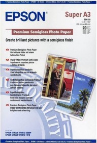 Epson Premium Fotopapier Semigloss, A3, 251g/m², 20 Blatt (S041334)