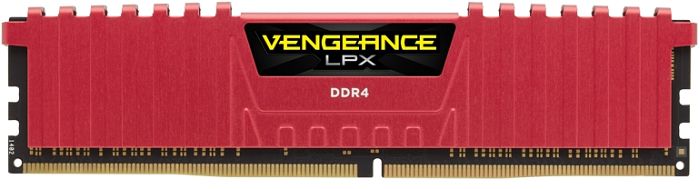Corsair Vengeance LPX czerwony DIMM Kit 16GB, DDR4-3200, CL15-17-17-35