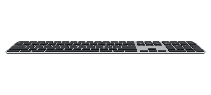 Apple Magic Keyboard mit Touch ID und Ziffernblock für Mac mit Apple Chip, schwarz/silber, DE