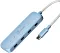 j5create Eco-Friendly 4-in-1 USB-C Hub blau, 4x USB-C 3.1, USB-C 3.1 [Stecker] (JCH345EC)