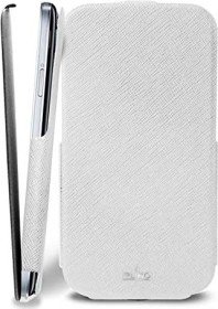 Puro Flipper Case für Samsung Galaxy S4 weiß