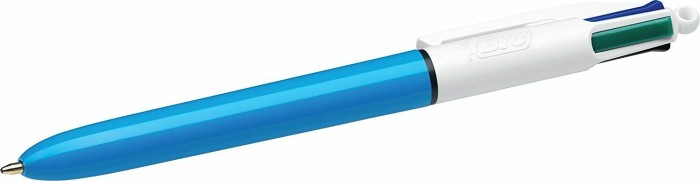 BIC 4 Colours oryginalny 0.4mm długopis niebieski/biały, Blister
