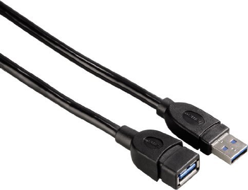 Hama USB-A 3.0 kabel przedłużający, 0.5m