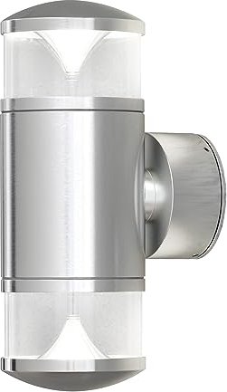 Konstsmide Monza 9cm lampa naścienna 2-palnikowy srebrny