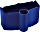 Pelikan Wasserbecher mit Pinselhalter, blau (808246)