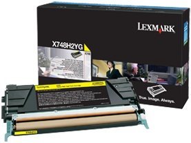 Lexmark Toner X748H2YG gelb hohe Kapazität