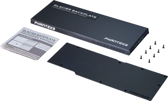 Phanteks Glacier RTX 2080Ti Founders Edition backplate czarny