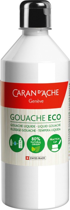 Caran d'Ache Gouache Eco 500ml, weiß
