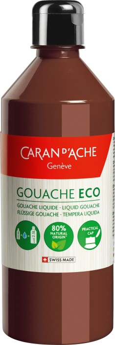 Caran d'Ache Gouache Eco 500ml, siena gebrannt