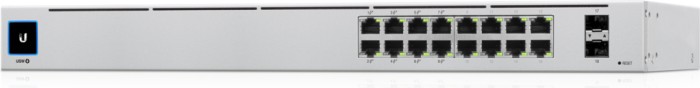 Ubiquiti UniFiSwitch 16 Rackmount Gigabit Managed Switch, 16x RJ-45, 2x SFP, PoE+, Gen2