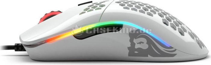 Glorious PC Gaming Race Model O- biały błyszczący, USB