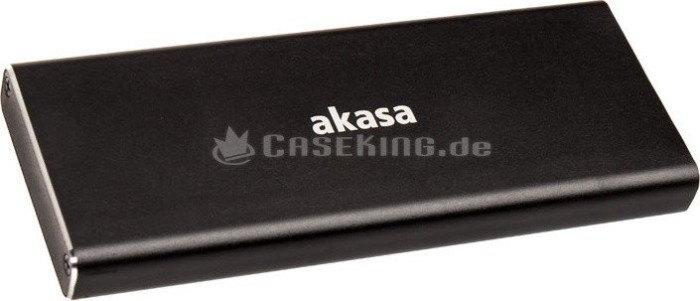 Akasa M.2 (NGFF) SSD aluminium enclosure, USB 3.0 Micro-B
