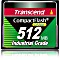 Transcend Industrial Ultra 200x R40/W35 CompactFlash Card 512MB (TS512MCF200I)