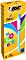 BIC 4 Colours Fun Fashion, 0.4mm turquoise/purple/pink/light green, 12-pack (887777#12)