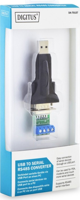 Digitus adapter USB 2.0 A wtyczka do gniazdka szeregowego