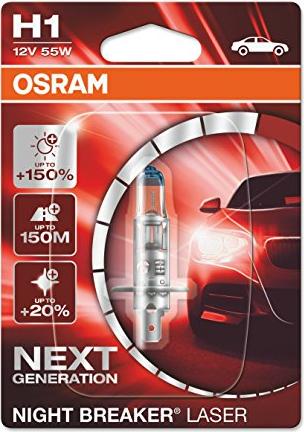 Osram Night Breaker Laser H1 55W +150%, 1er-Pack Blister ab € 6,50