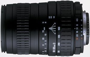Sigma AF 100-300mm 4.5-6.7 DL do Pentax K czarny