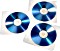 Hama CD/DVD ring binder-sleeves white, 50 pieces (84101)