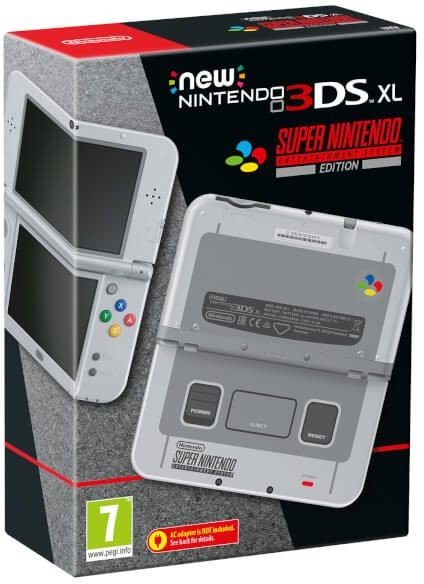 Nintendo New 3DS XL SNES Edition grau