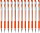 Pentel Hybrid Gel Grip K116 orange, Gelroller, 12er-Pack (K116-FE)