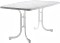 Sieger Boulevard mecalit-Pro stół składany 150x90cm biały/dekoracja marmurowa biały (153/W)