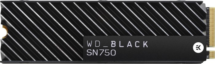 Western Digital WD_BLACK SN750 NVMe SSD 2TB, M.2, Kühlkörper
