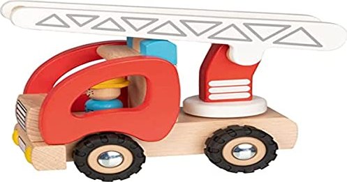 GOKI Gollnest & Kiesel Tretauto Feuerwehr Kinderauto Spielzeug Feuerwehrauto 