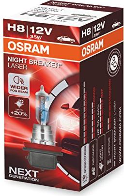 Osram Night Breaker Laser H8 35W +150%, 1er-Pack Faltschachtel