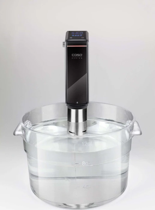CASO SV400 Sous Vide Stick + VR190 Vakuumierer Set – Für Bis 20 Liter, 25-90°C, Mit Vakuumbeuteln