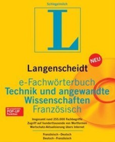 Langenscheidt Fachwörterbuch Technik und angewandte Wissenschaften 2.0 Französisch (deutsch) (PC)