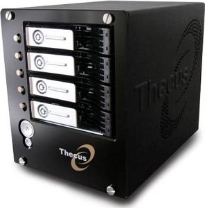 Thecus N4100+, 2x Gb LAN